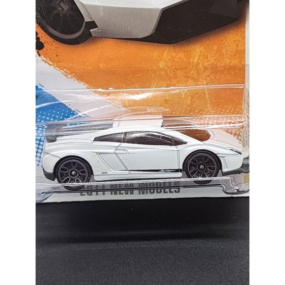 HOT WHEELS VHTF 2011 NEW MODELS LAMBORGHINI GALLARDO LP 570-4 SUPERLEGGERA New - Picture 6 of 10